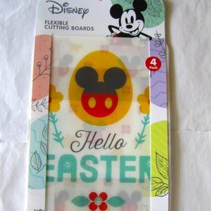 Disney Mickey Hello Easter 4 Pack Flexible Cutting Boards